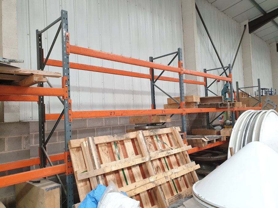 4 bays Dexion Speedlock heavy duty boltless pallet...