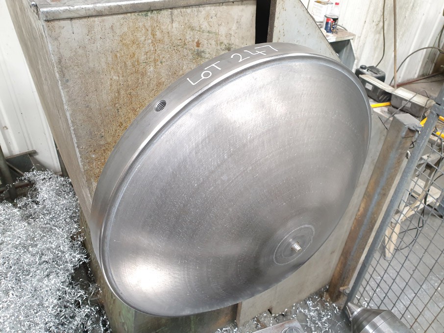 0.6mm dia steel former, 203mm focal length, 214kg...
