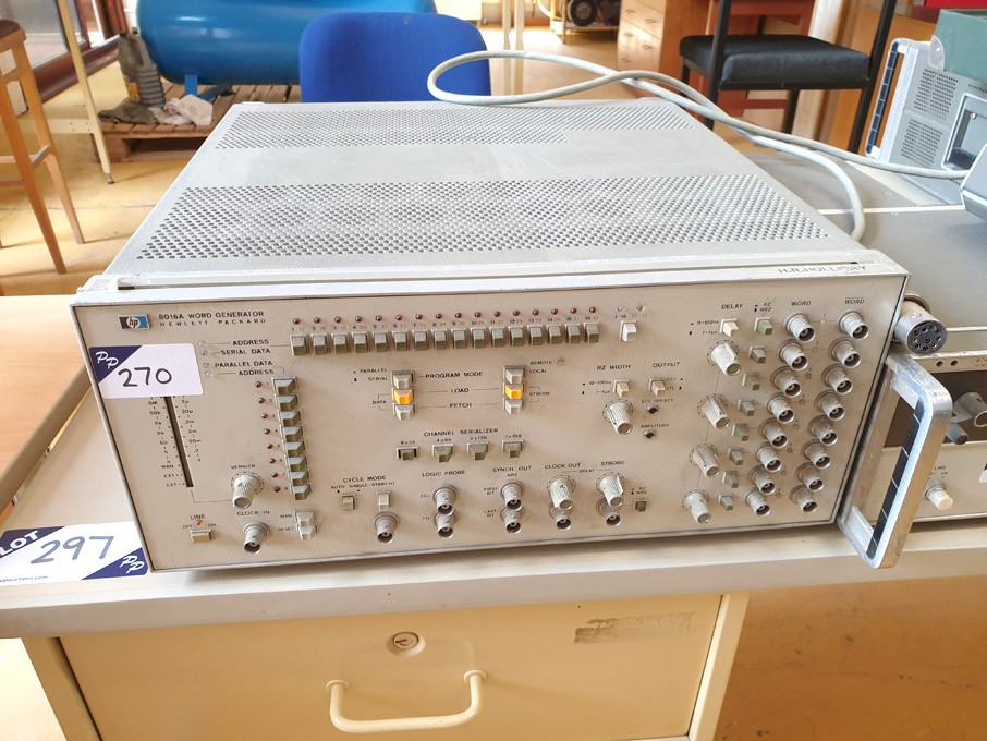 HP 8016A word generator - Lot located at: Baron Cr...