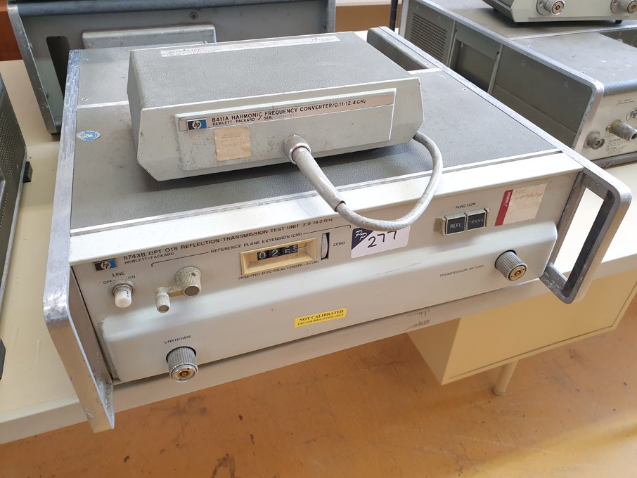 HP 8743B OPT 018 reflection transmission test unit...