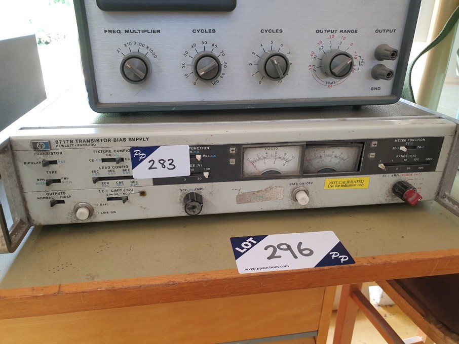 HP 8717B bias supply - Lot located at: Baron Cross...
