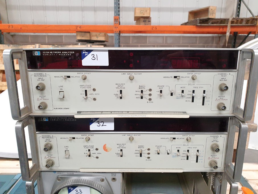 HP 3570A 2 channel network analyser (spares or rep...