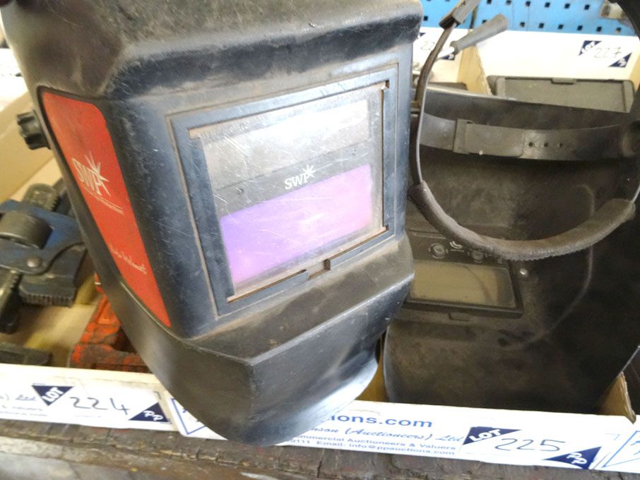 2x welding masks, 240v soldering irons, 2x Futuris...