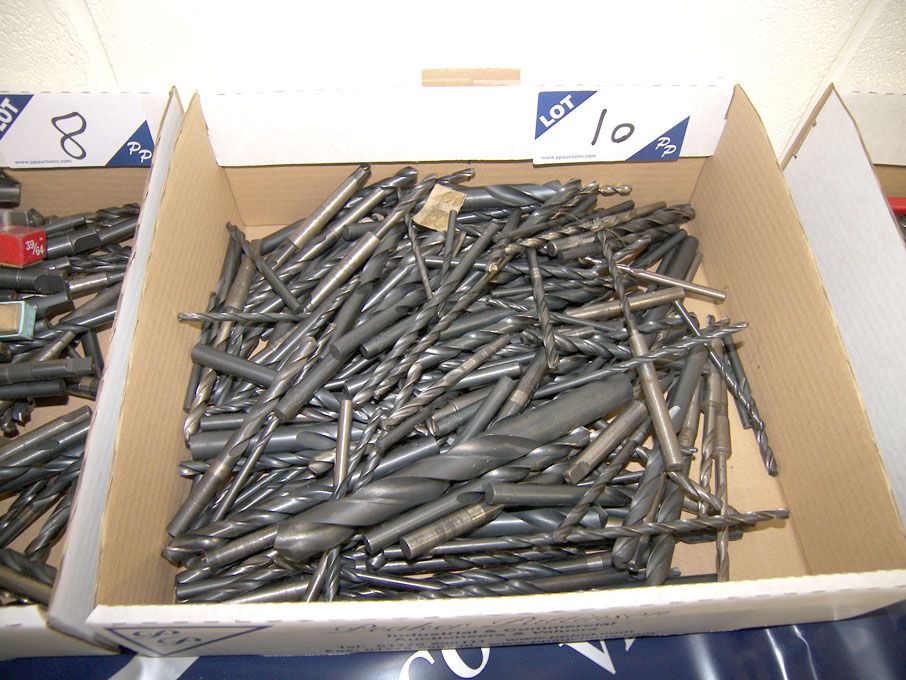 Qty HSS taper / straight shank twist drills to 1"...