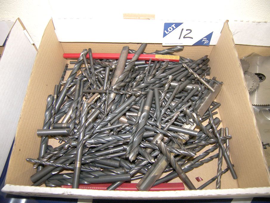 Qty HSS taper / straight shank twist drills to 15m...
