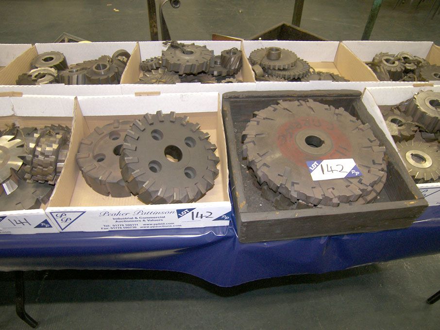 4x tip milling cutters to 300mm dia in 2 boxes
