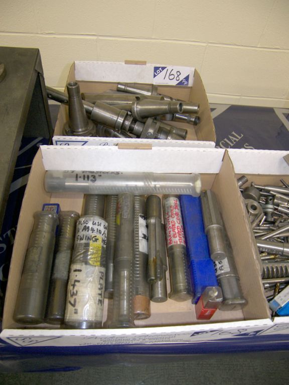 Qty various taper boring tools, tip core drills et...