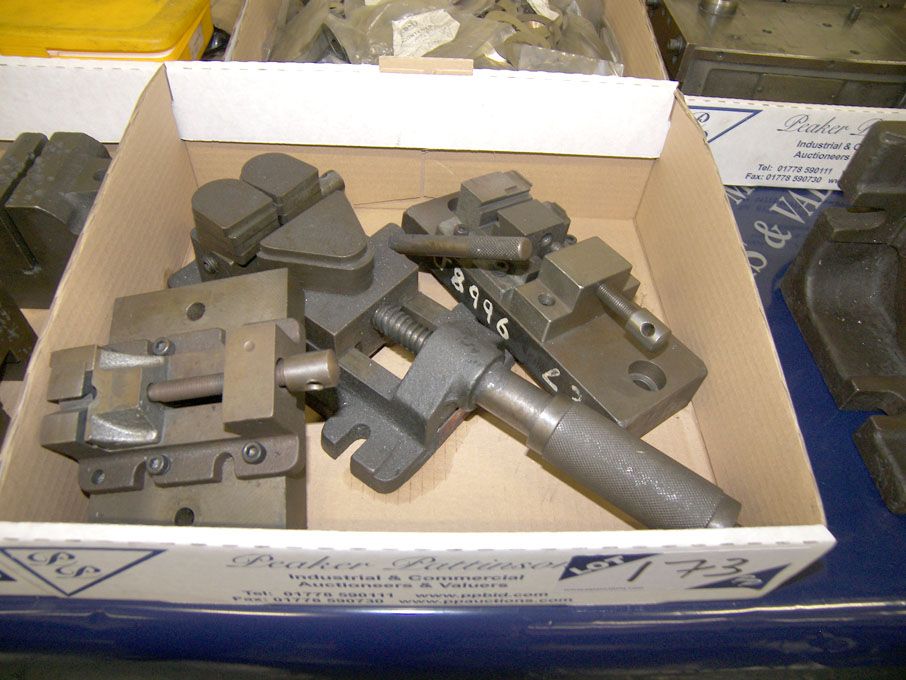 3" machine vice & 2x similar 2" machine vices