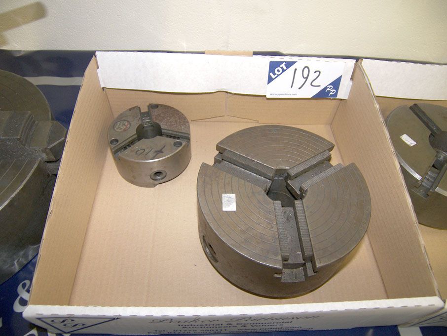 160mm 3 jaw chuck & Myford 100mm 3 jaw chuck
