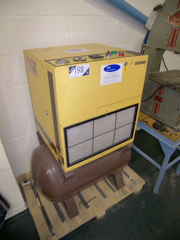 Plusair SM6 mini rotary packaged screw compressor,...