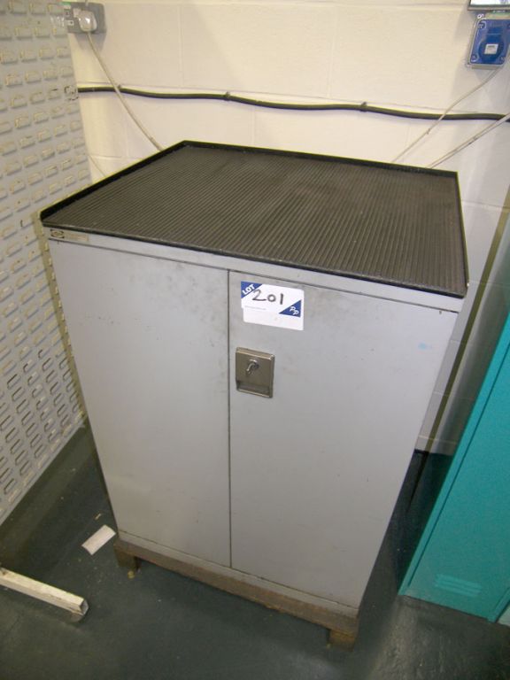 Lista multi compartment metal storage cupboard