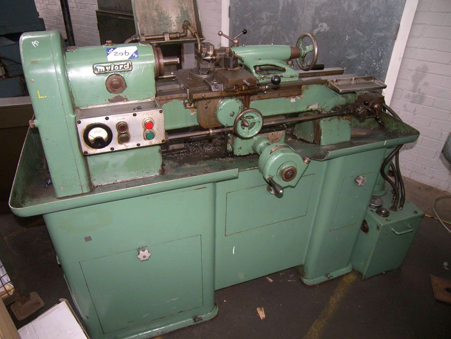 Myford centre lathe 3" CH x 20" b.c., hydraulic co...