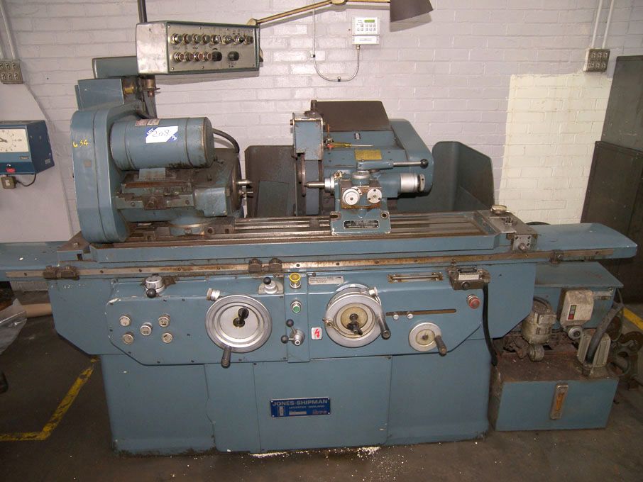 Jones & Shipman 1076 cylindrical grinder, 6” CH x...