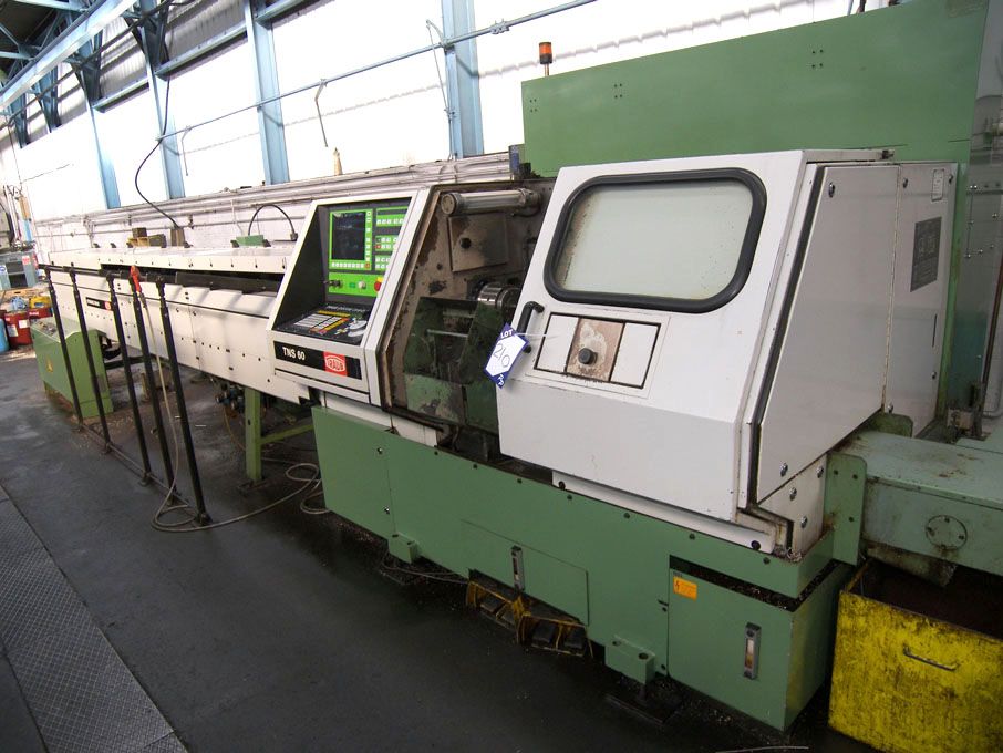 Traub TNS60 CNC single spindle bar auto, Traub Sys...