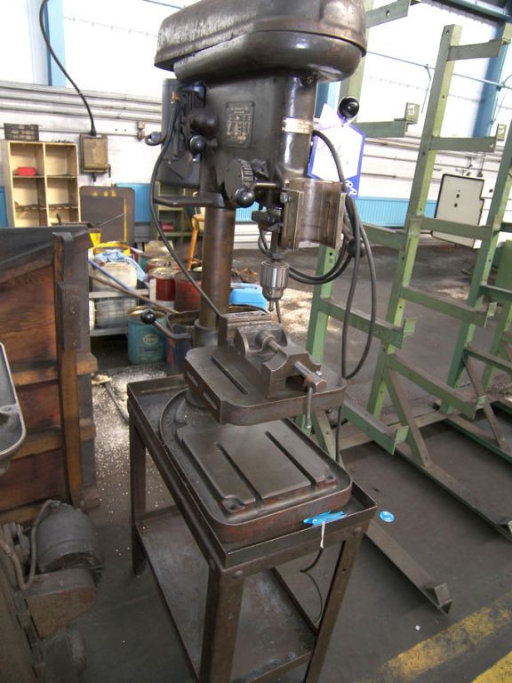 Progress No1 single spindle bench drill, 10x10” RF...