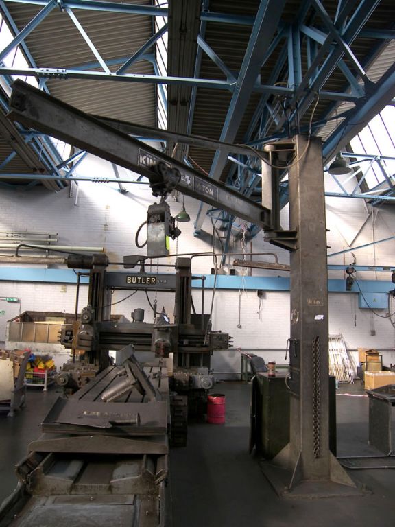 King floor mounted swing jib, 8ft span, 1/2 ton sw...
