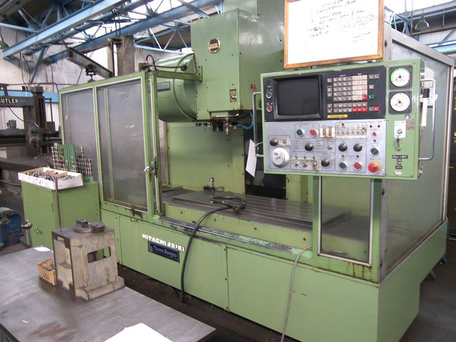 Hitachi Seiki VA55 CNC VMC, Fanuc System 6M CNC co...