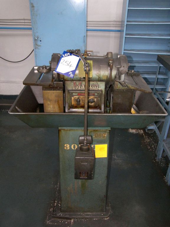 Marwin 6" double ended grinding / lapping machine