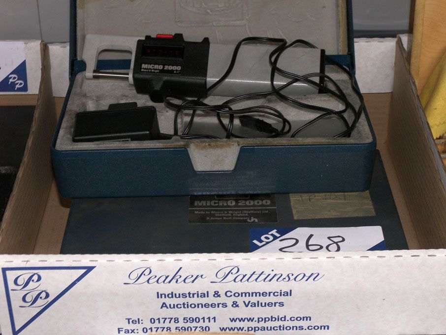 2x Moore & Wright micro 2000 digital micrometers,...