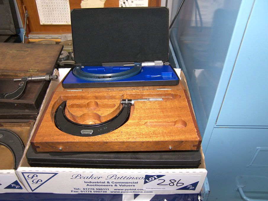 Qty Starrett, Moore & Wright etc micrometers to 6-...