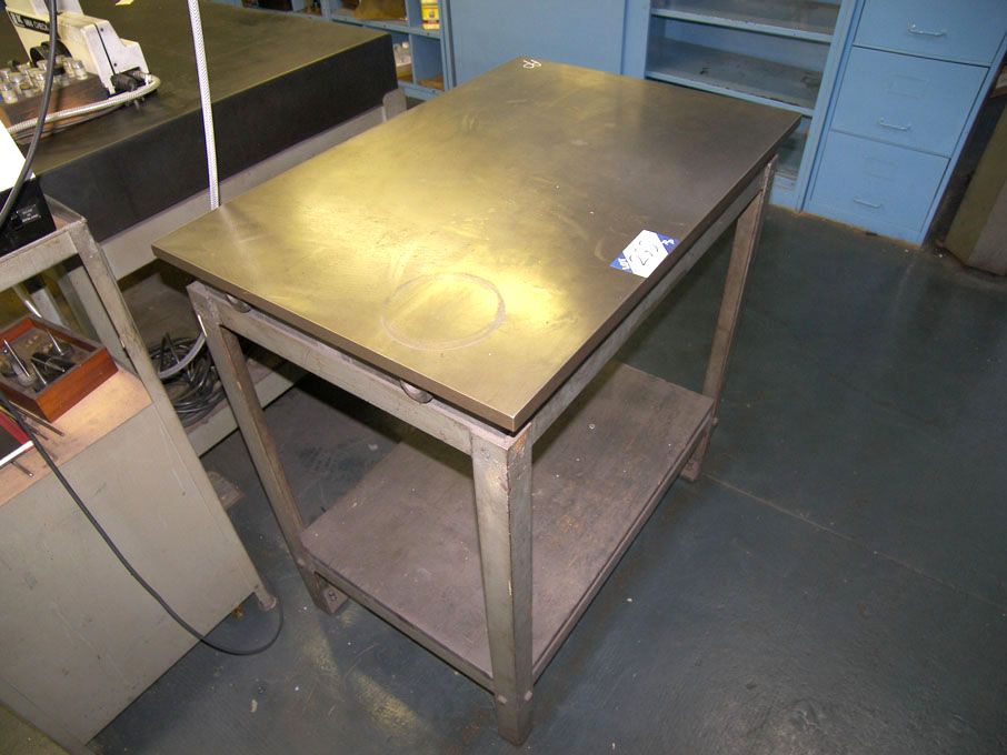 900x600mm CI surface plate on stand
