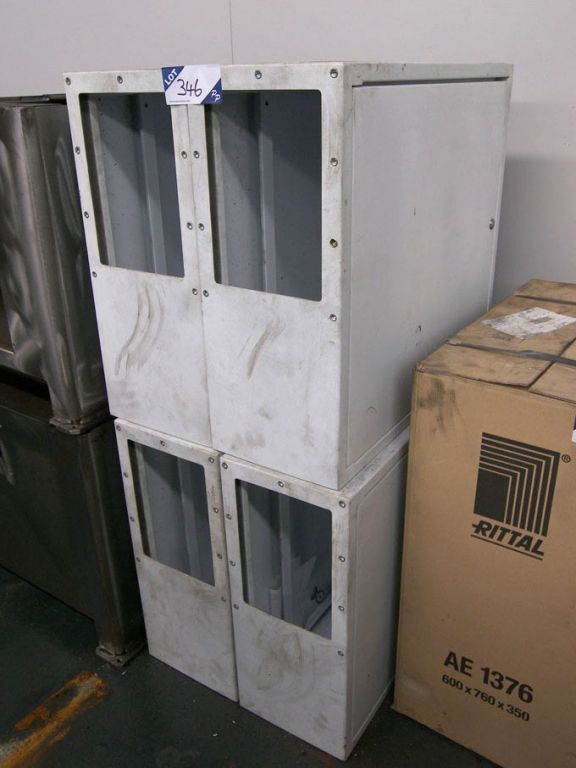 4x Rittal grinder electrical cabinets, 600x760x350...
