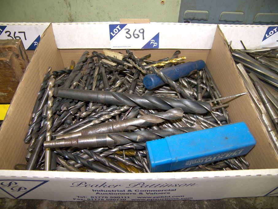 Qty HSS taper shank twist drills to 19mm approx