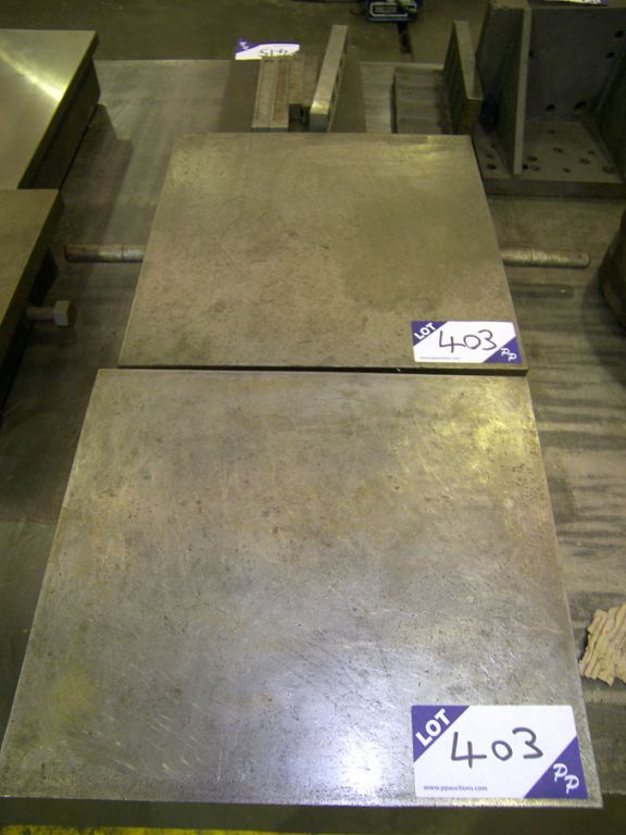 380x380mm & 350x300mm CI surface plates