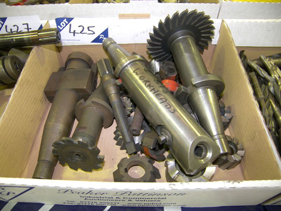 Qty HSS milling cutters, boring tools etc
