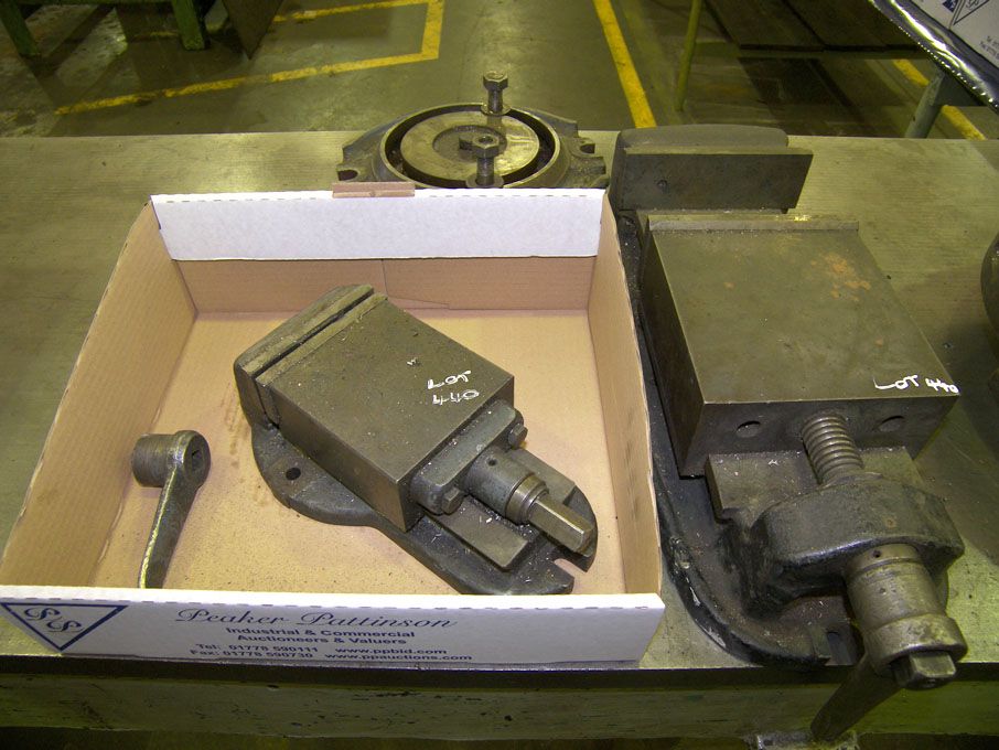 150mm swivel machine vice, Edgwick 100mm machine v...