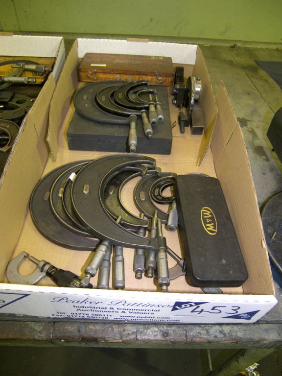 Qty Moore & Wright etc micrometers to 5-6"