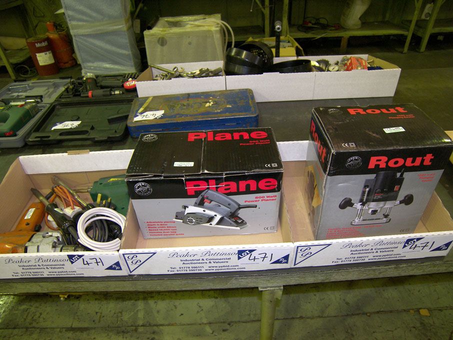 Performance Power 1020W plunging router, 500W powe...