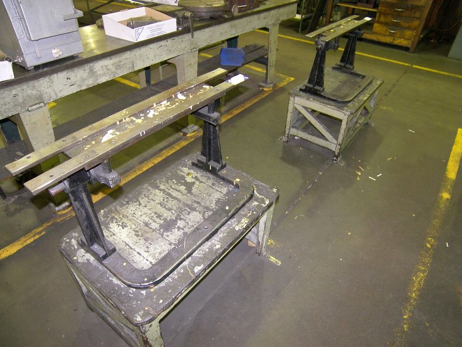 2x Myford bed jigs on stands