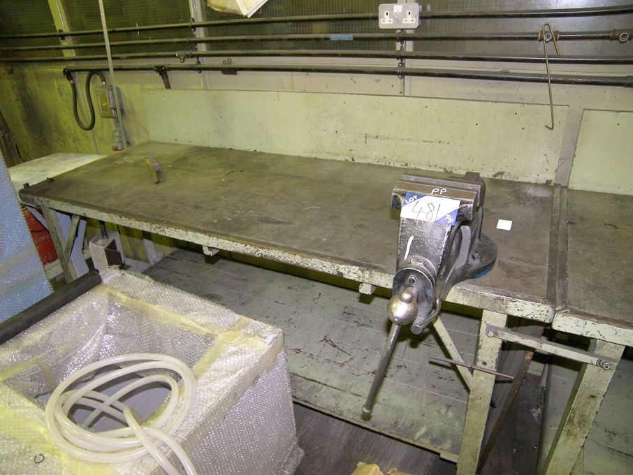 1800x700mm workbench with Record No36 bench vice