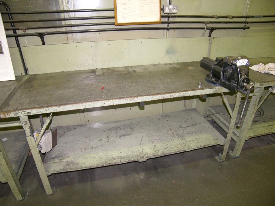 1800x700mm workbench with Record No36 bench vice