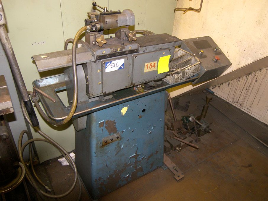 Myford feed screw de-burring machine