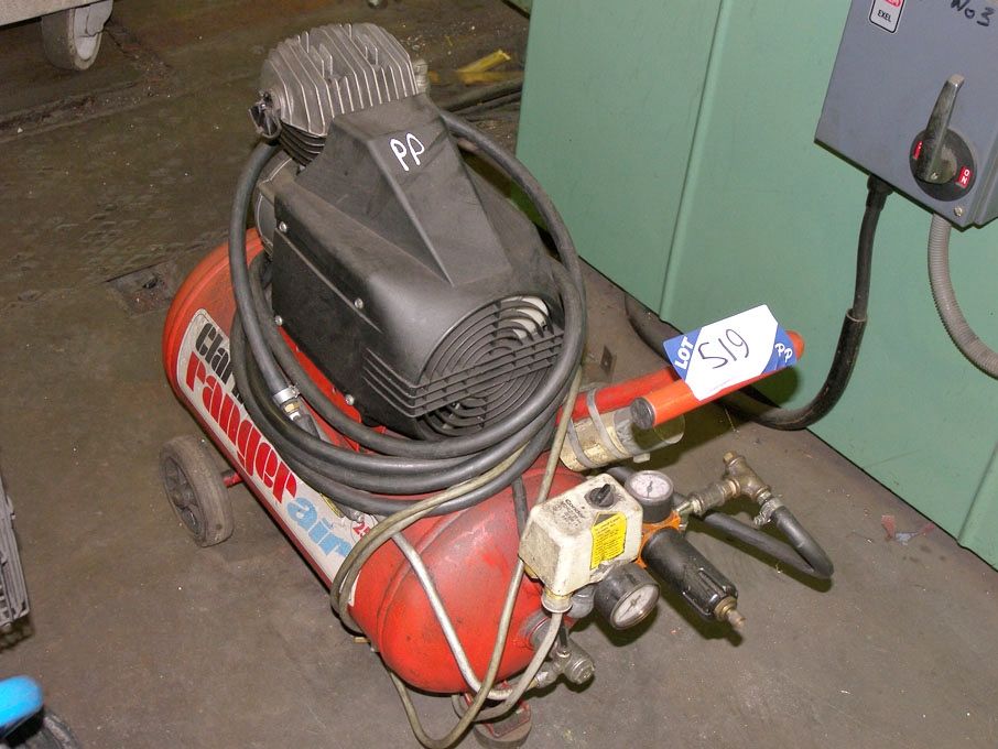 Clarke Ranger Air 25 compressor on air receiver, 2...