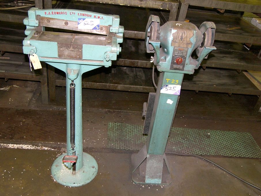 Edwards 300mm manual guillotine & Wolf 6" double e...