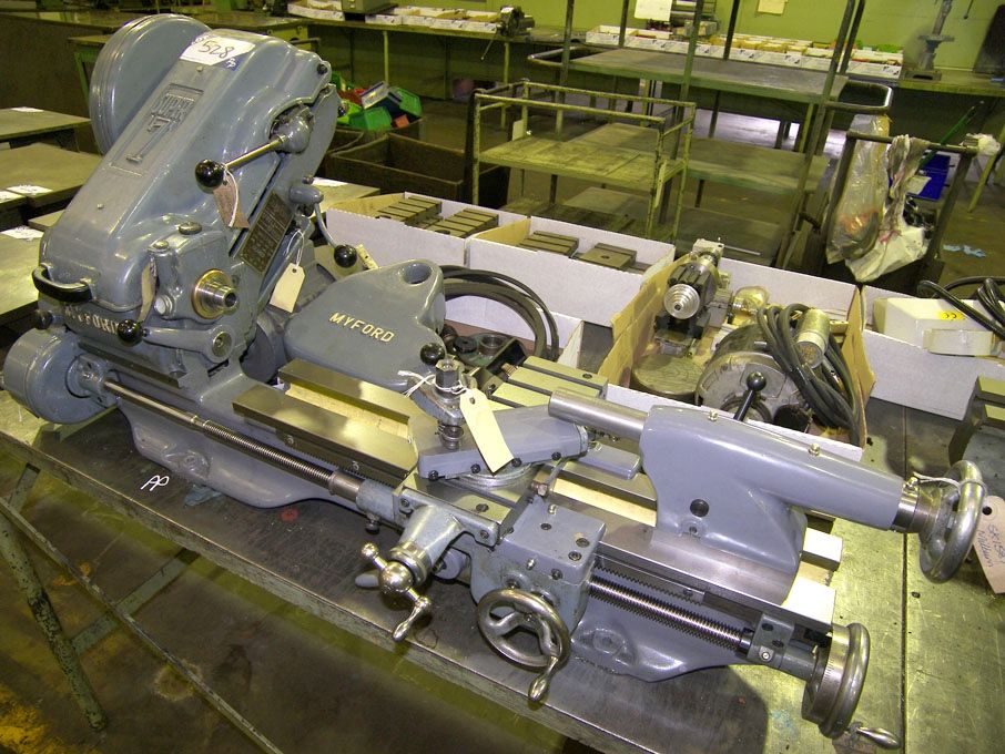 Myford Super 7 gap bed model makers lathe, 3 1/2"...