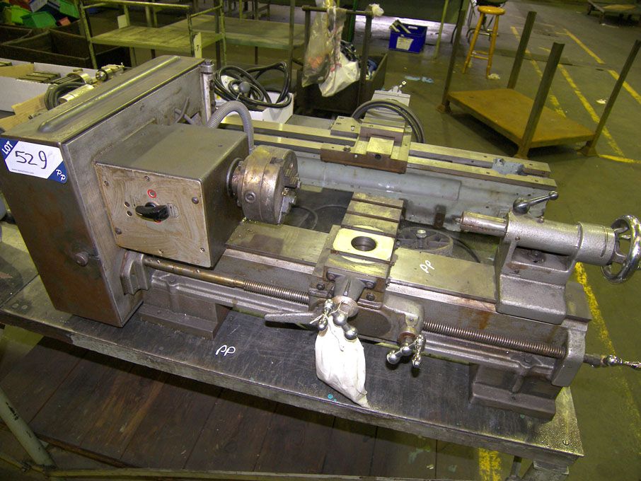 Myford model makers lathe, 3" CH x 14" b.c.