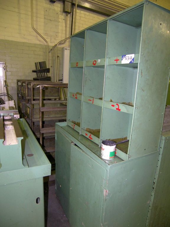 3x multi compartment storage cabinets