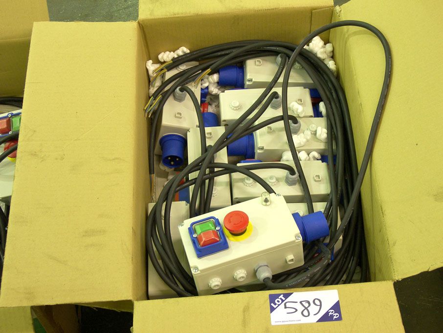 Qty Myford stop/start control boxes (boxed & unuse...