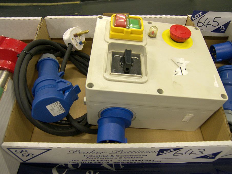 Push button starter with reverse for Myford lathe