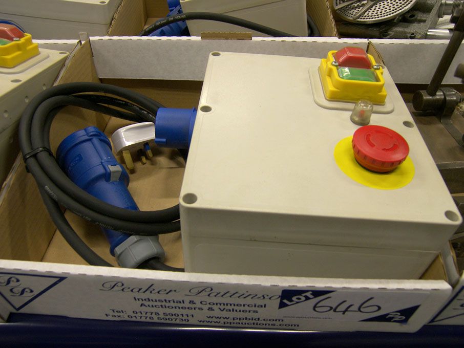 Push button starter for Myford lathe