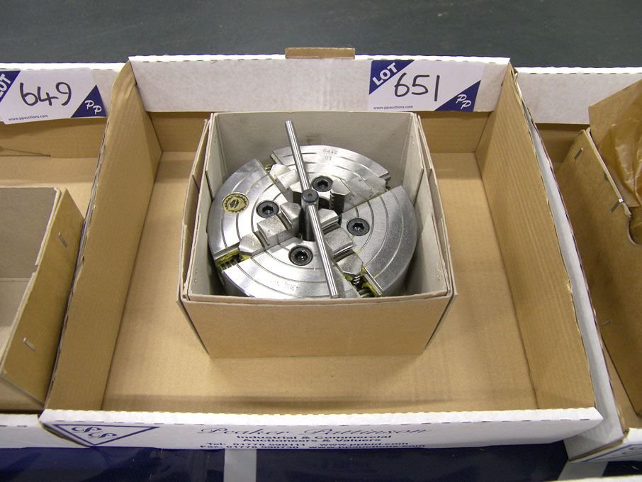 Bison 160mm 4 jaw independent chuck