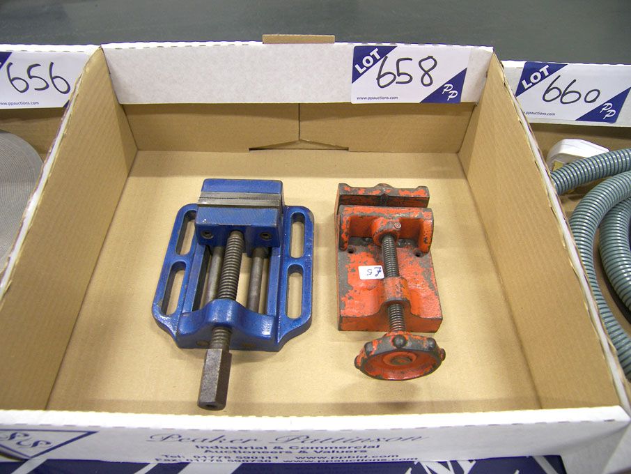 2x drill press vices