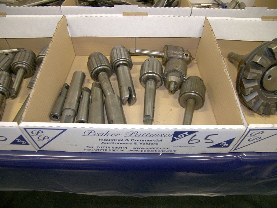 Qty various Jacobs drill chucks & sleeves
