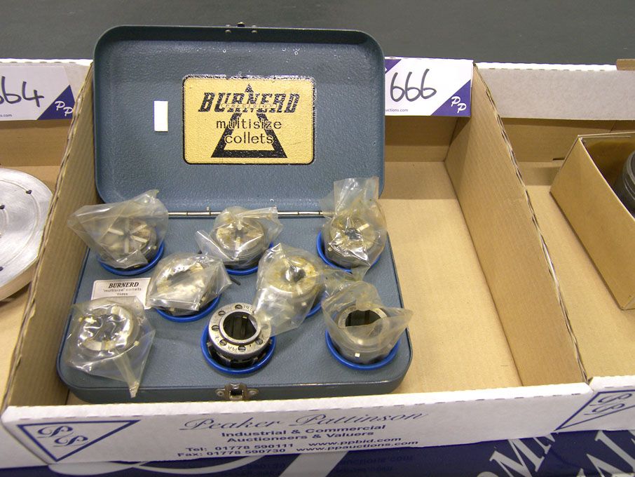 Burnerd Multisize collet set, 1/16" - 7/8"