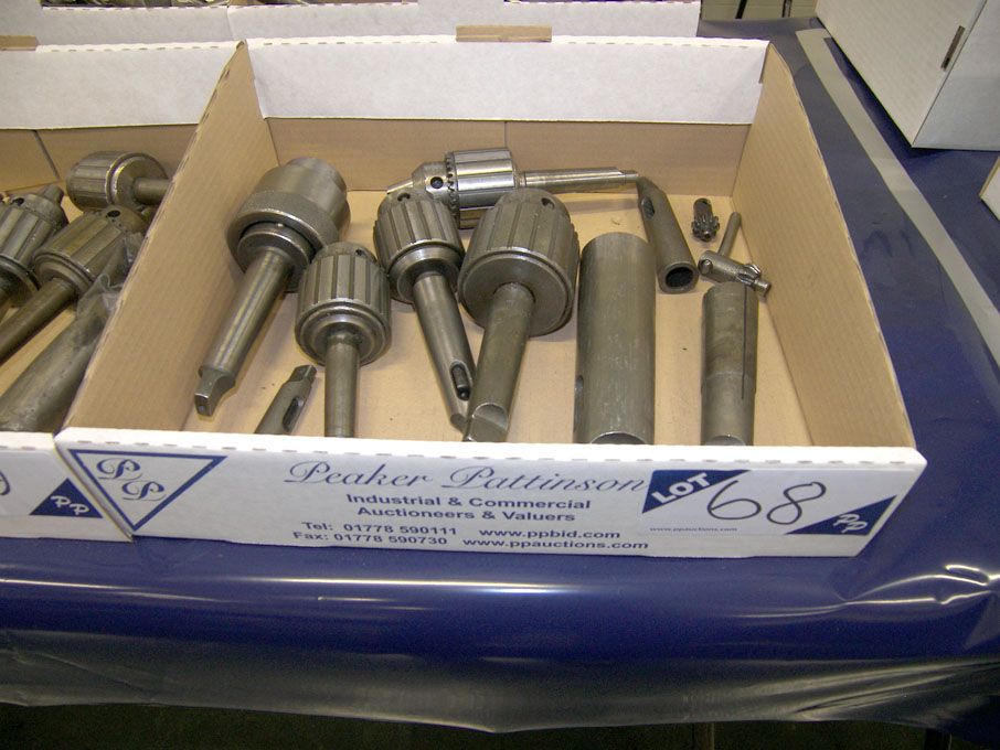 Qty various Jacobs drill chucks & sleeves