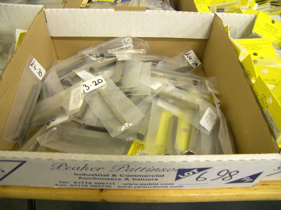 Qty various HSS tool steel (packaged & unused)